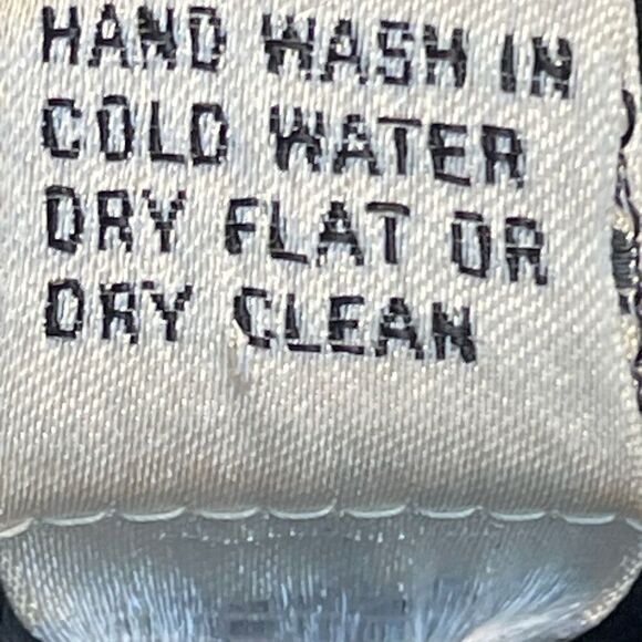 Vintage GAP Clothing Sweater Women's Medium Blue Black Check Thick Knit Wool - Picture 6 of 12